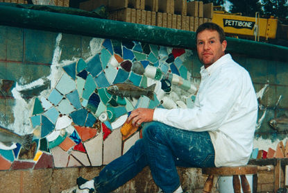 Andrew and Fish Wall